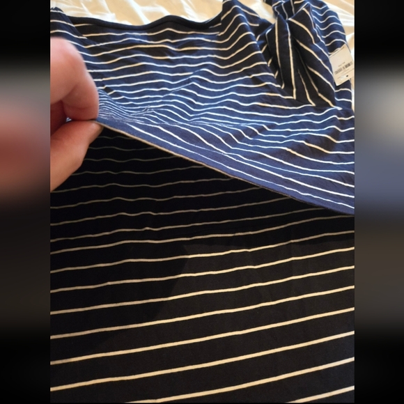 GAP Maternity Top for Year Round by Gap Body; Size XL; Navy with White Stripes - Picture 10 of 16
